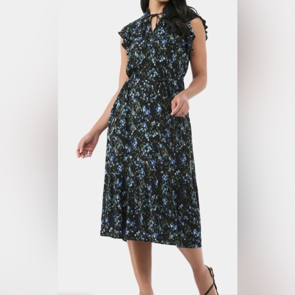 Plus Size 22- Women's Flutter Sleeve Midi Dress, great condition